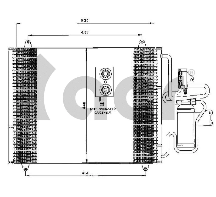 Condenser, air conditioning