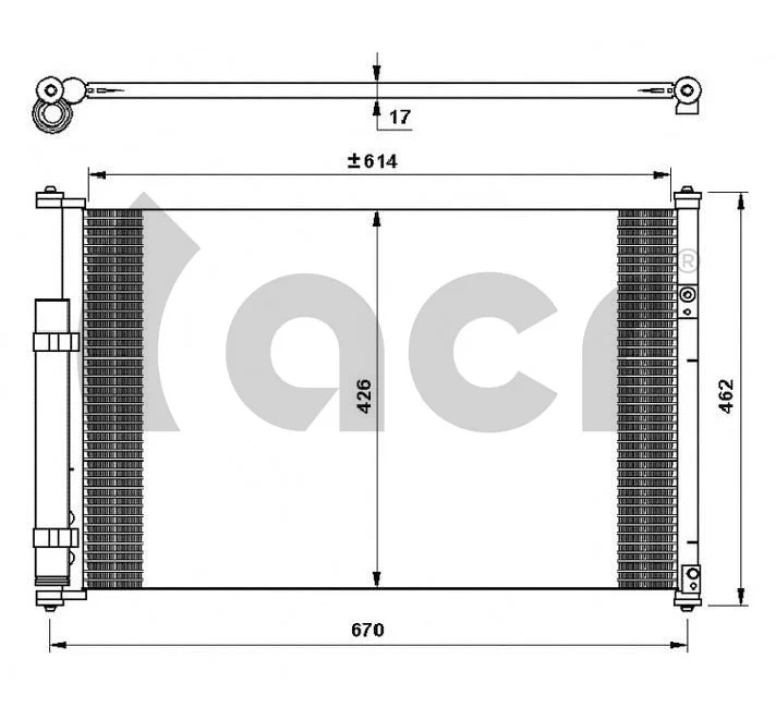 Condenser, air conditioning (300508)