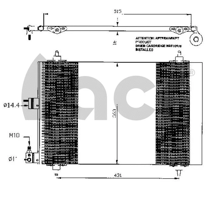 Condenser, air conditioning