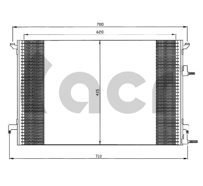 Condenser, air conditioning (300558)