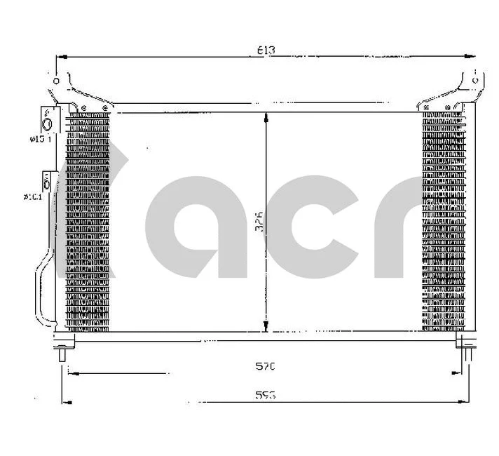 Condenser, air conditioning (300469)