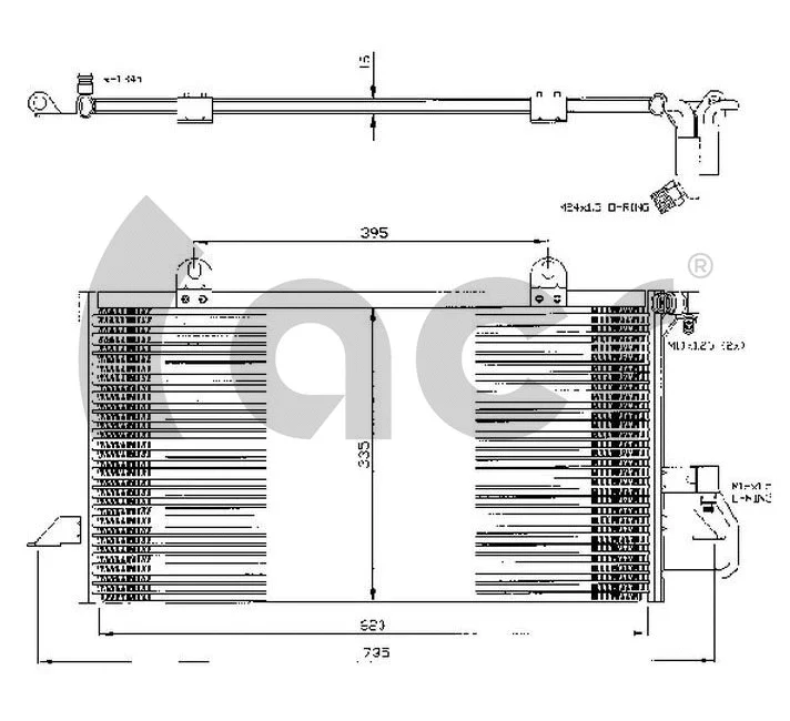 Condenser, air conditioning (300289)