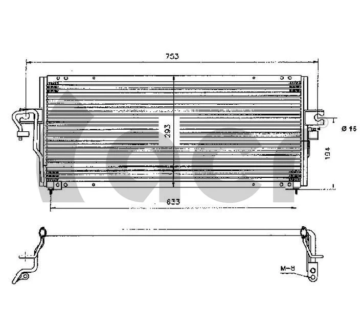 Condenser, air conditioning (300274)
