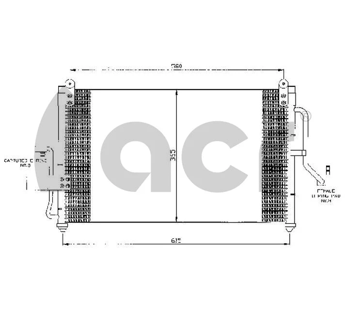 Condenser, air conditioning