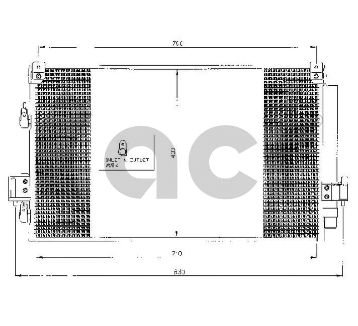 Condenser, air conditioning (300462)