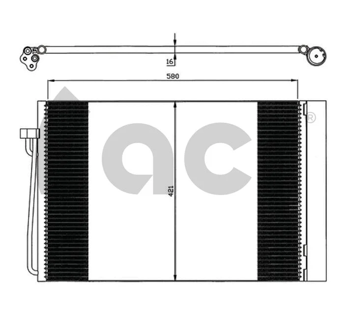 Condenser, air conditioning (300572)