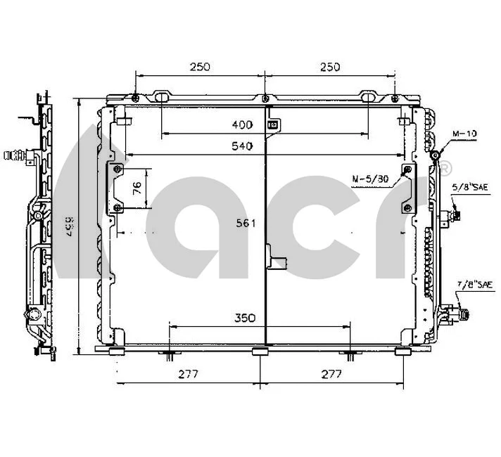 Condenser, air conditioning (300105)