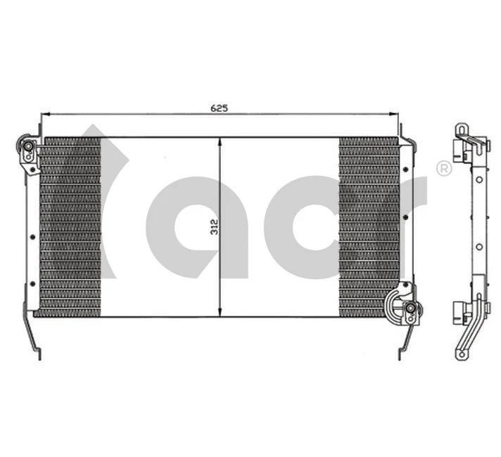 Condenser, air conditioning