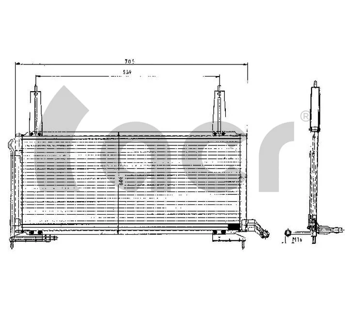 Condenser, air conditioning (300151)