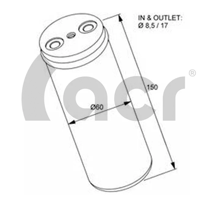 Dryer, air conditioning (170085)