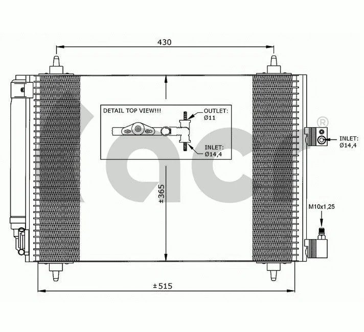 Condenser, air conditioning (300633)