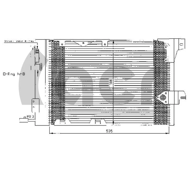Condenser, air conditioning (300333)