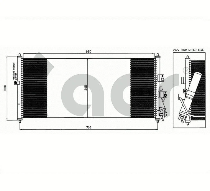 Condenser, air conditioning