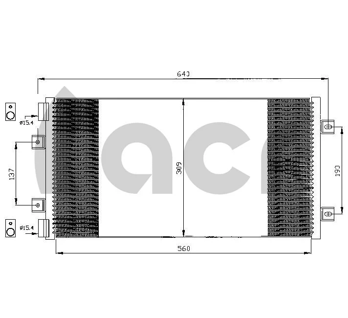 Condenser, air conditioning (300090)