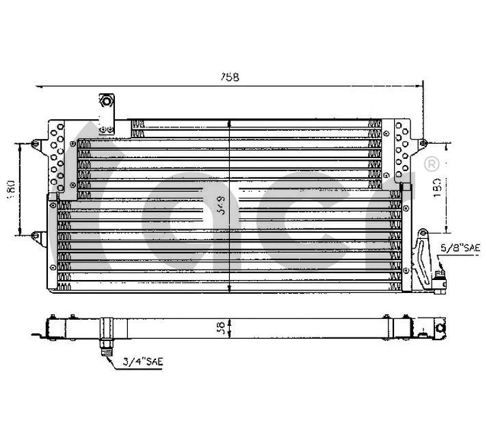 Condenser, air conditioning (300048)