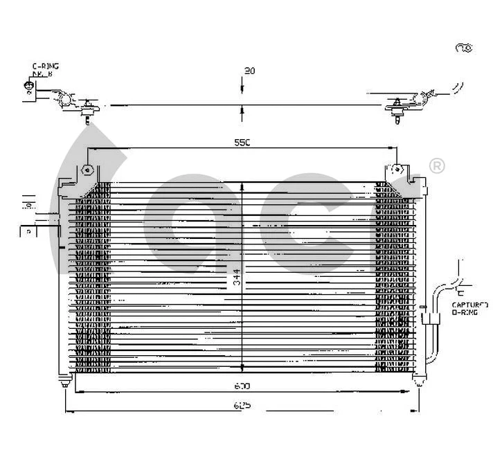 Condenser, air conditioning (300386)