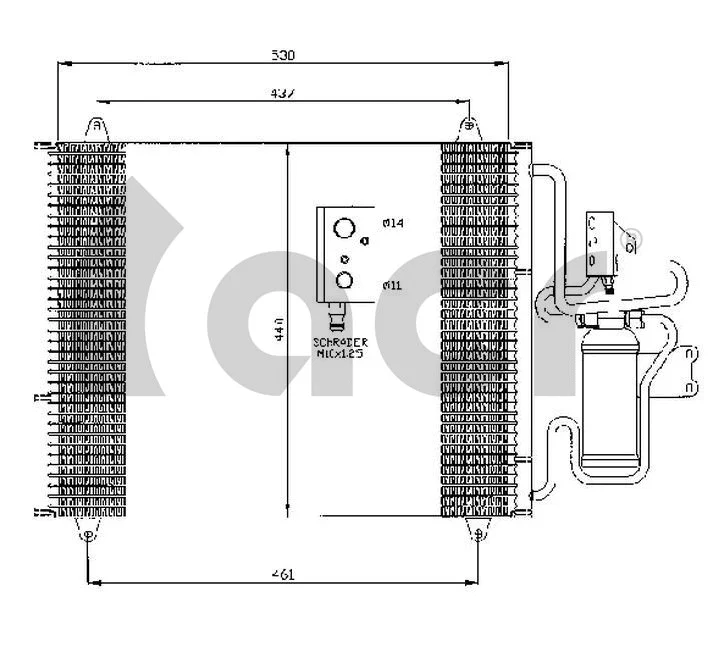 Condenser, air conditioning (300467)