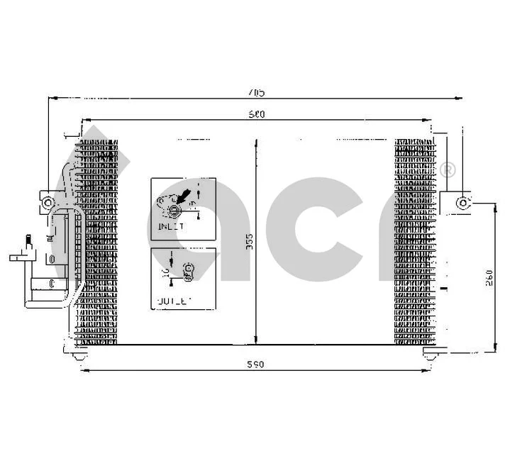 Condenser, air conditioning (300418)