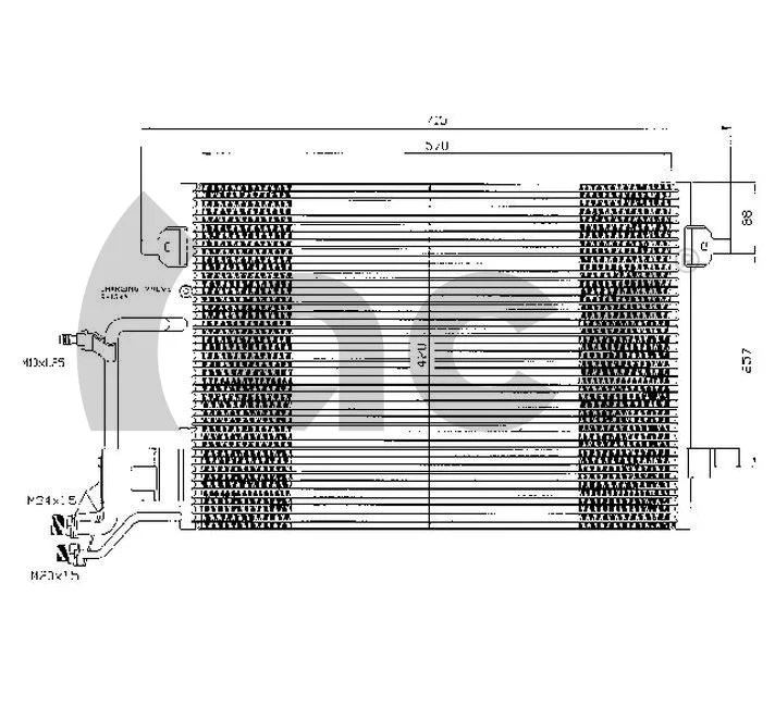 Condenser, air conditioning (300045)