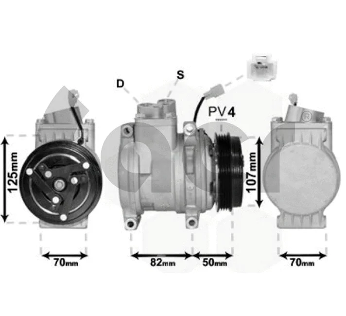 Compressor, air conditioning