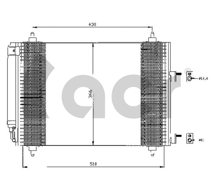 Condenser, air conditioning (300492)