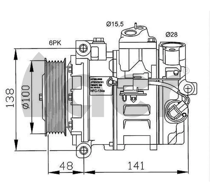 Compressor, air conditioning