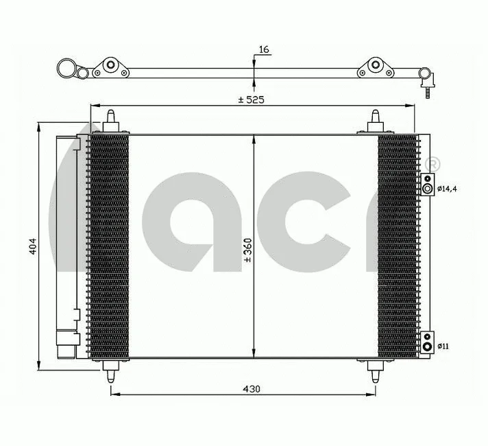 Condenser, air conditioning (300635)