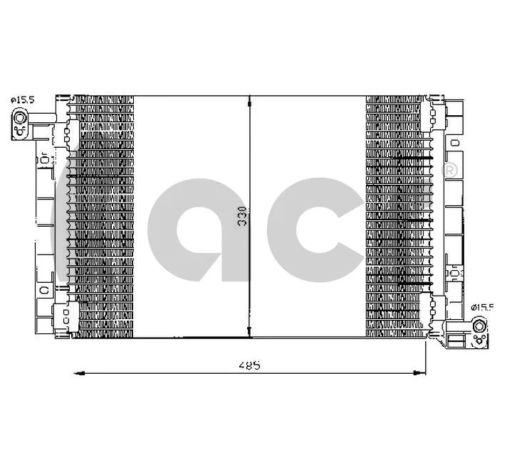 Condenser, air conditioning (300488)