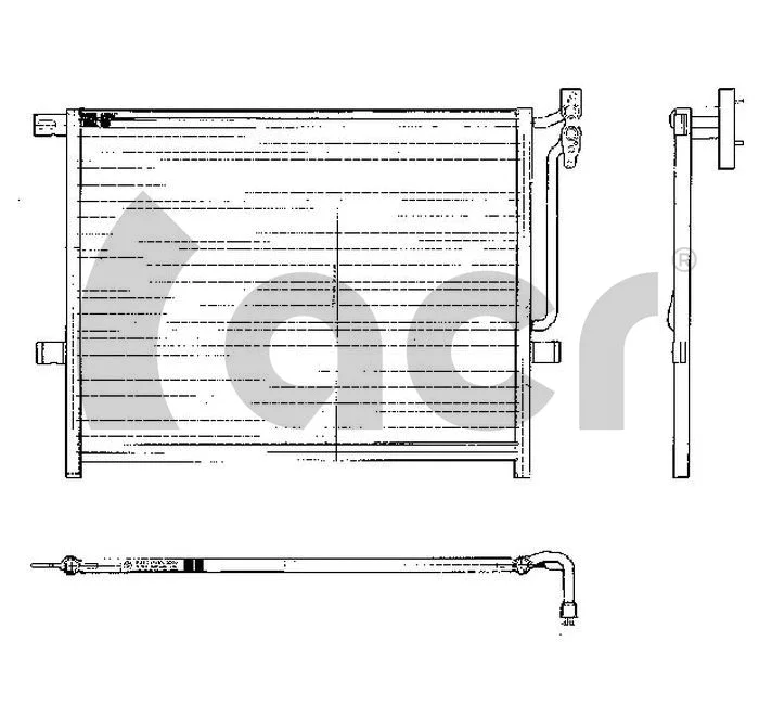Condenser, air conditioning (300080)