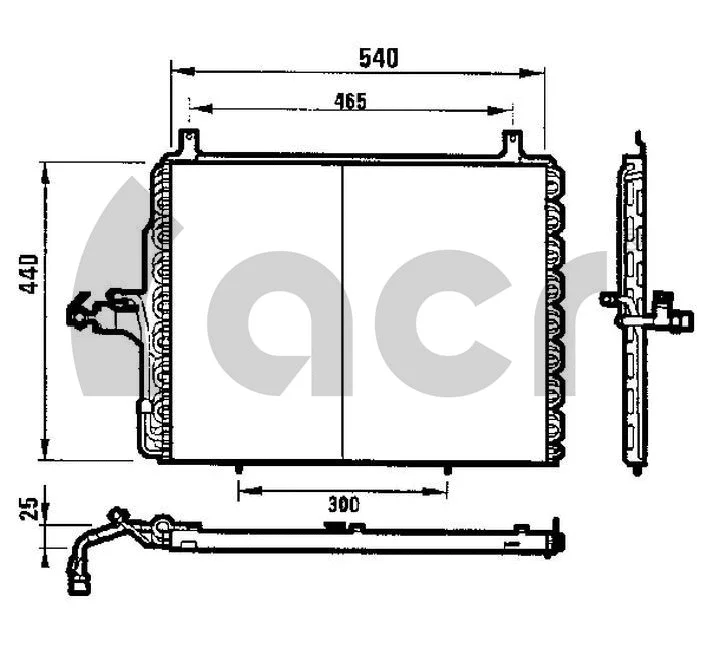 Condenser, air conditioning (300042)
