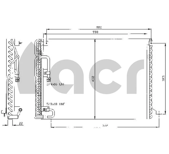 Condenser, air conditioning