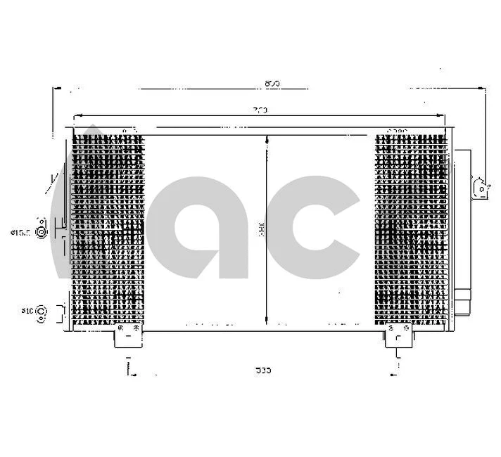 Condenser, air conditioning