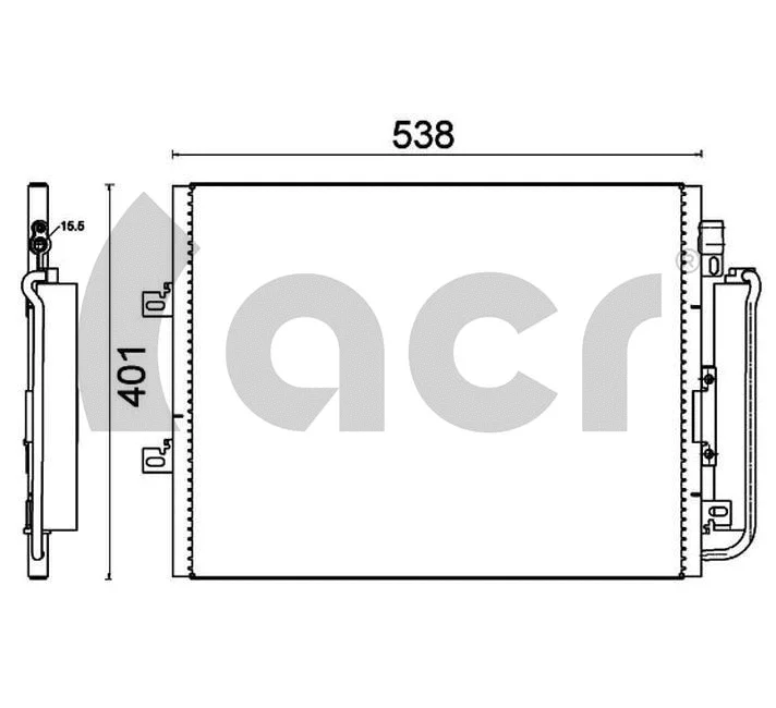 Condenser, air conditioning (300491)