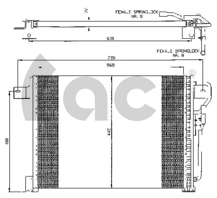 Condenser, air conditioning