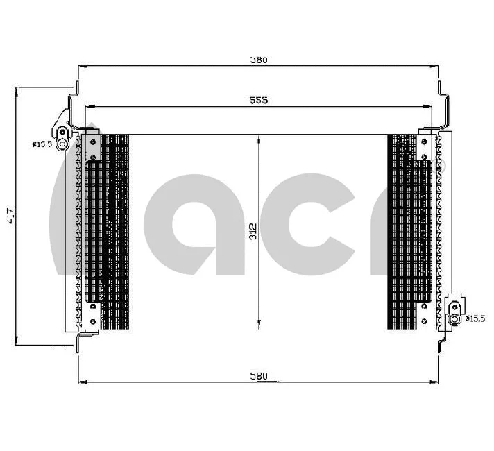 Condenser, air conditioning (300533)