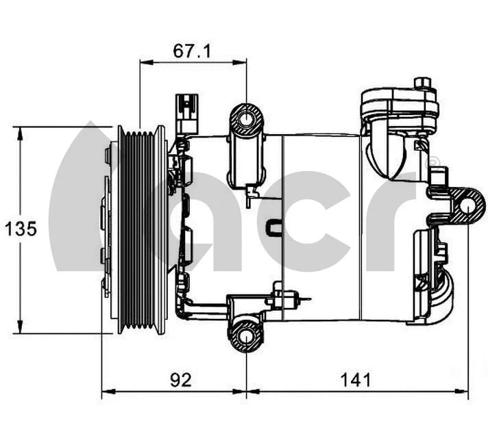 Compressor, air conditioning