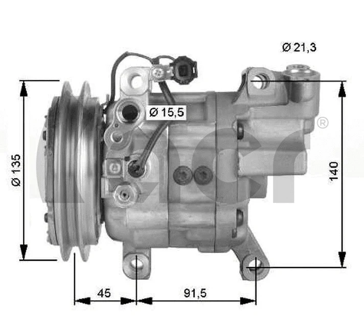 Compressor, air conditioning