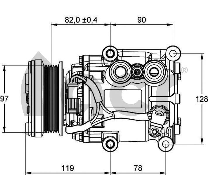 Compressor, air conditioning