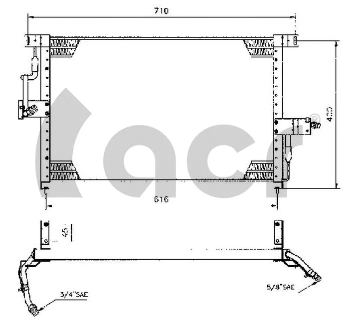 Condenser, air conditioning
