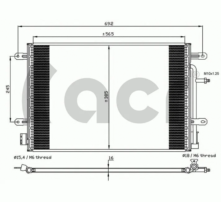 Condenser, air conditioning (300603)