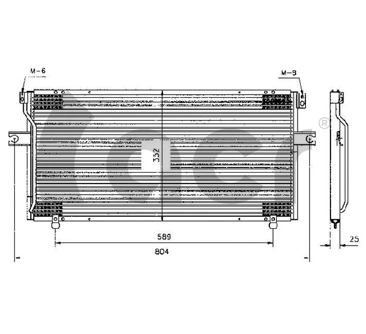Condenser, air conditioning (300258)