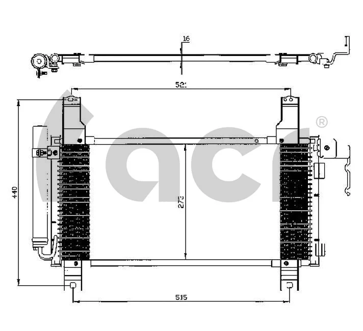 Condenser, air conditioning (300510)