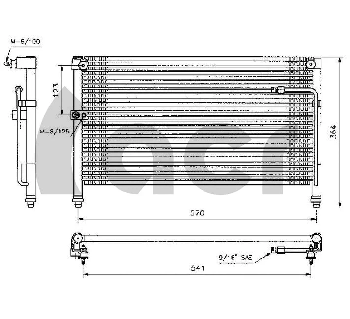 Condenser, air conditioning (300239)
