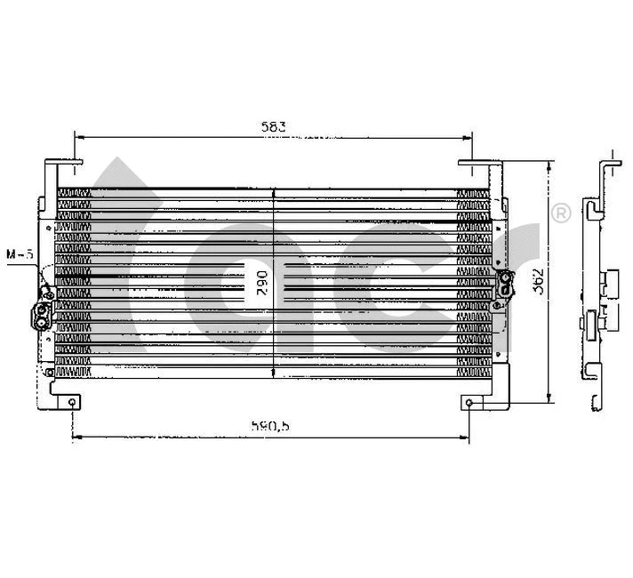 Condenser, air conditioning (300247)