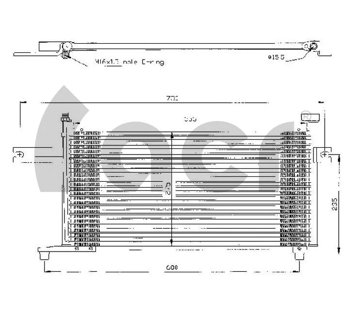 Condenser, air conditioning