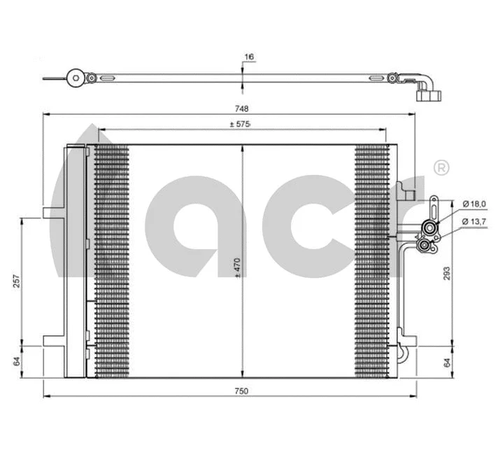 Condenser, air conditioning
