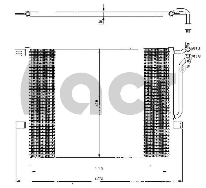 Condenser, air conditioning (300435)