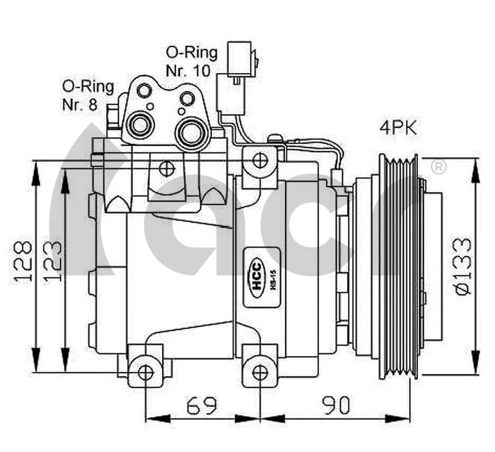Compressor, air conditioning