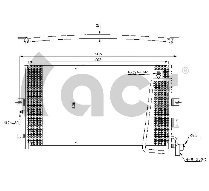 Condenser, air conditioning