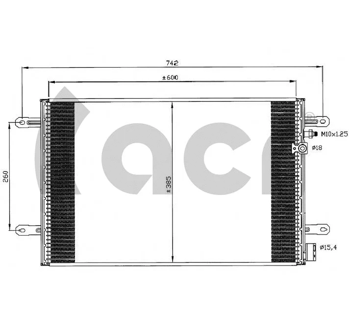 Condenser, air conditioning (300555)